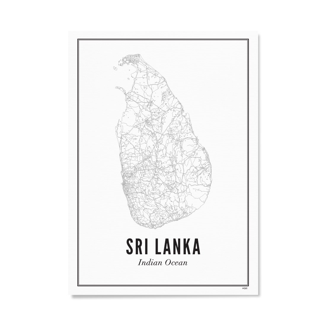 Poster van Sri Lanka | WIJCK. 